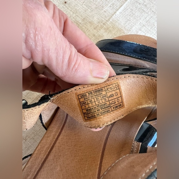 UGG Black Platform Sandals - Picture 5 of 15